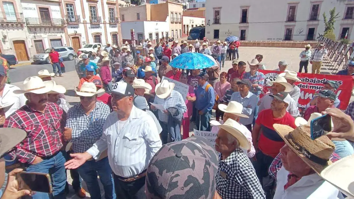 Protesta de productores zacatecanos